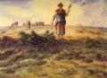 La pastora y su rebaño Barbizon naturalismo realismo agricultores Jean Francois Millet